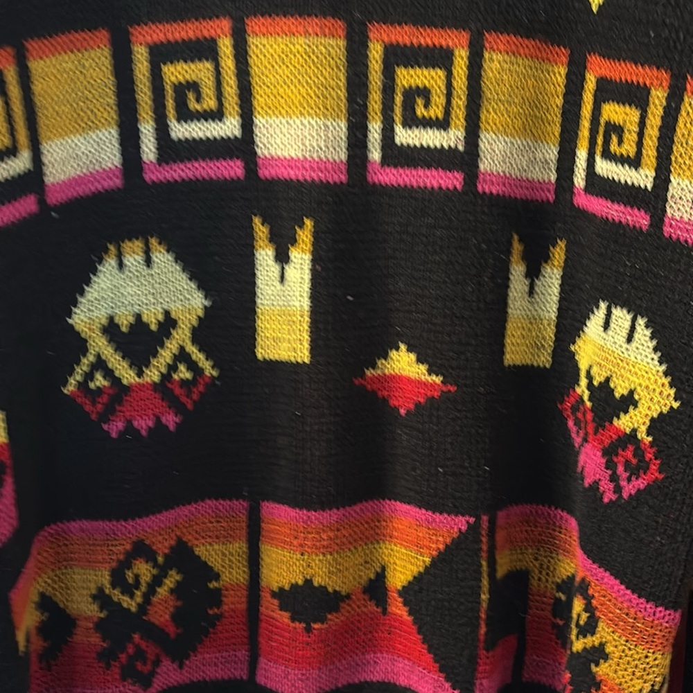 Colorful Geometric Pattern Sweater - Picture 2 of 5